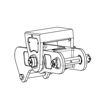 Bascule gauche pour tandem parabolique 80mm