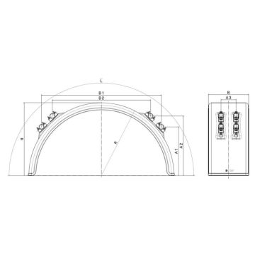 Kotflügel 650/1320 Kunststoff KNOTT