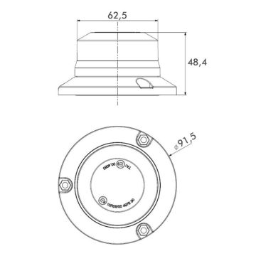 Lampe flash à LED PRO-MICRO-FLASH 12/24V