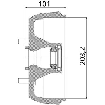 BT AVONRIDE 203.2x40,           139,7x4