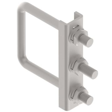 Fixation pour support béquille pour carré 60mm