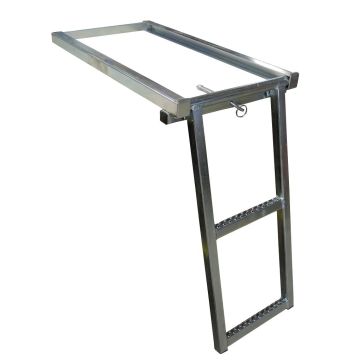 Leiter 2-stufig ausziehbar, verzinkt