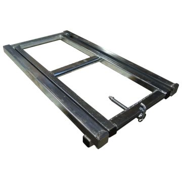 Leiter 2-stufig ausziehbar, verzinkt