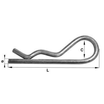Federstecker einfach 407808002