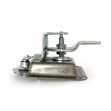 Kofferschloss Nirosta, 124 x 121 x 19mm