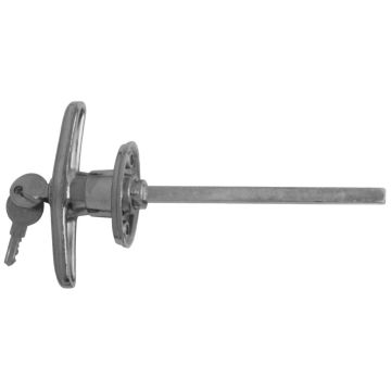 Serrure-T carré 8x125, hauteur 38mm