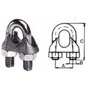 Bride câble M4 pour câble  3mm