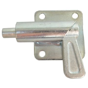 Verrou à ressort, pour visser, gauche Ø 10mm