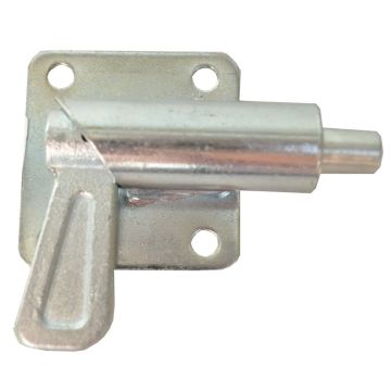 Verrou à ressort, pour visser, droit, Ø 10mm