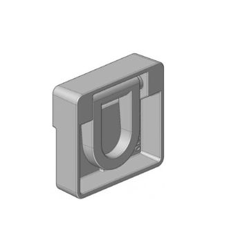 Zurrmulde 2500 daN, 95 x 90 x 30 mm