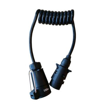 Spiralkabel  7-pol  Arbeitslänge1.2m