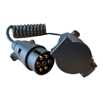 Spiralkabel  7-pol  Arbeitslänge1.2m