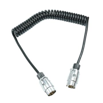 Spiralkabel  7-pol Bosch Ø 50/28mm, Arbeitslänge 3m