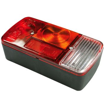 Schlussleuchte SIM 3127,  rechts mit Gummitülle, 12V