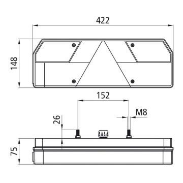 Schlussleuchte EUROPOINT I (1)  links  24V