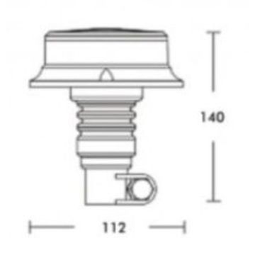 LED Blitzleuchte PRO-MULTI-FLASH II  9-30V 40.599.201