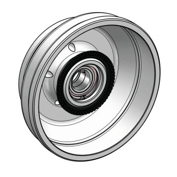 BT KNOTT 250x40,   98mm H, 112x5 ABS, M14x1.5