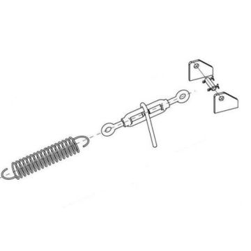 Ronds d'avant train réglage d'hauteur pour barre de traction 416168001