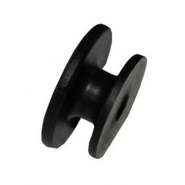 Bouton rond plastique, 1 pce. 417511001