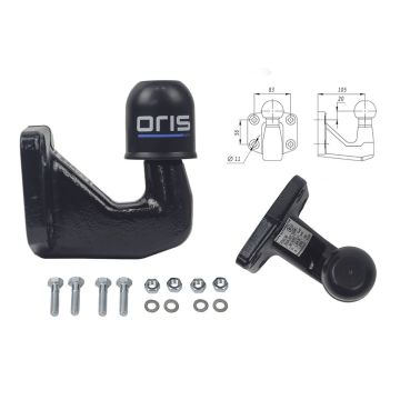 Flanschkugel LB 83x56, D24.8kN, S250kg 417881001