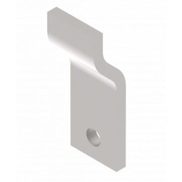 Support amortisseur de châssis KNOTT, coudé 20mm