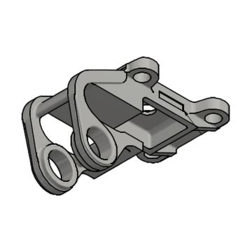 Federplatte oben 4-Kant