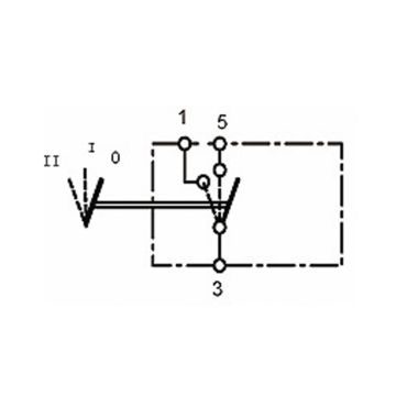 Commutateur éclairage de fonction  0 - 1 - 2 / 12V