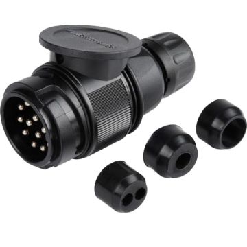 Stecker 13-pol Kunststoff, drehbar, 12V