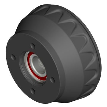 Tambour KNOTT 160x35,   90mm H, 100x4