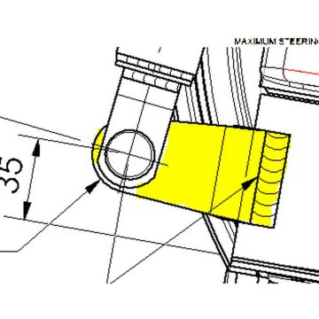 Halter für Hydr. Bremszylinder ADR