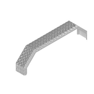 Kotflügel 200/1400 Tandem Alu Riffelblech