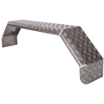 Kotflügel 220/1550 Tandem Alu Riffelblech