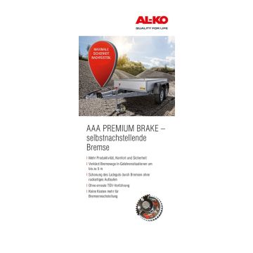 AL-KO Roll Up Banner, 85 x 210 cm 499500