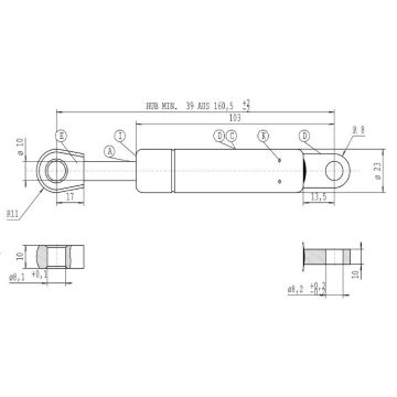 Federspeicher WAP 35 (Gas)  Handbr.