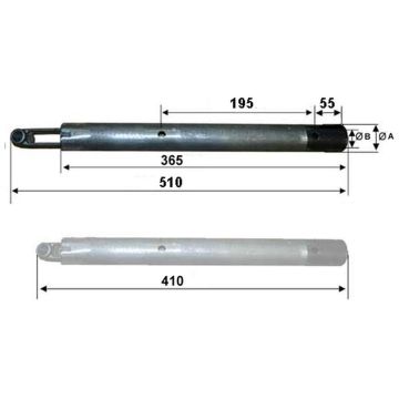 Zugrohr Peitz PAV/SR 0.7, 0.85, 1.3