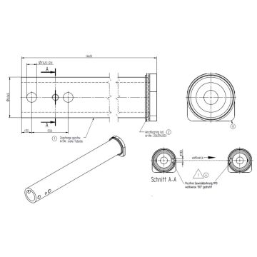 Fut coulissant KNOTT  KFG35, KRV35, KR35, KR35HV-A+B