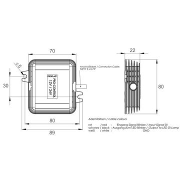 Appareil de contrôle LED PRO-CONTROL 12/24 V, génération 2
