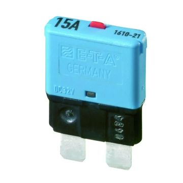 Disjoncteur (3) bleu 15A (ETA) jusqu'à 32V