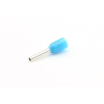 Embouts de fils isolés 0.75mm² bleu clair