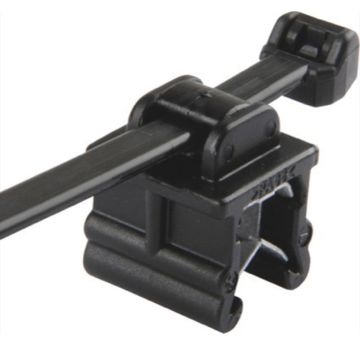 Edge Clips 3.0 - 6.0 mm, schwarz, Kabelb. 4.8mmx200mm