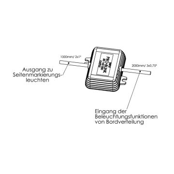 Blink - Modul für Seitenmarkierl. PRO- Blink10-30V open End