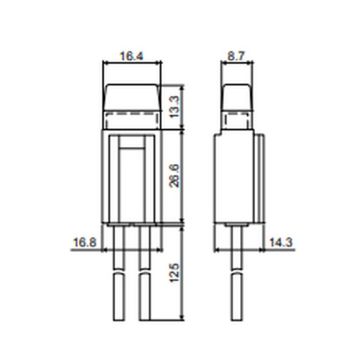Porte-fusible pour fusibles MINI jusqu'à 30A