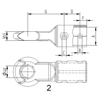 Anneau DIN KNOTT 3500kg