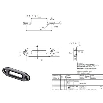 Câblefenêtre alu pour câble nylon