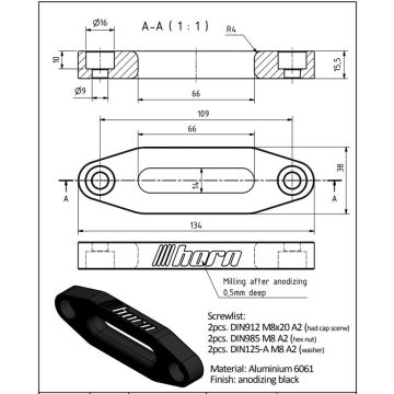 Câblefenêtre alu pour câble nylon 5102308