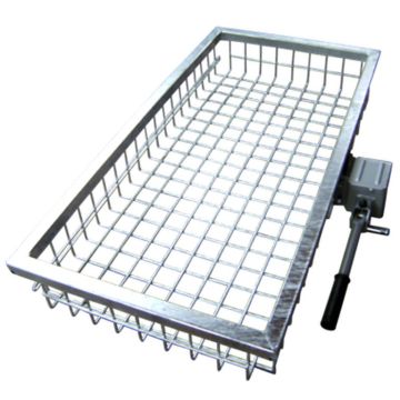 Heckträger / Gitterkorb an AHK, Tragkraft 89 kg