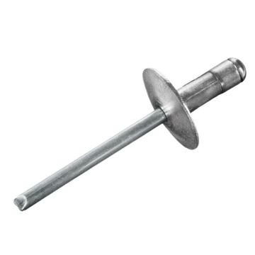 Mehrbereichsblindniete Alu/Stahl 4.8 x 24.8 Grosskopf Ø 16