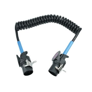 Spiralkabel 15-pol  24V  Arbeitslänge 3.5m