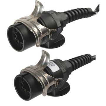 Câble spiralé ABS 24V 5 pôles longueur 4m Ø intérieur 29mm