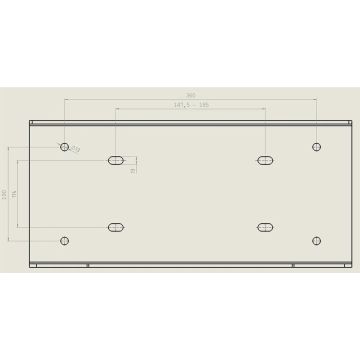 Montageplatte zu Elektroseilwinde
